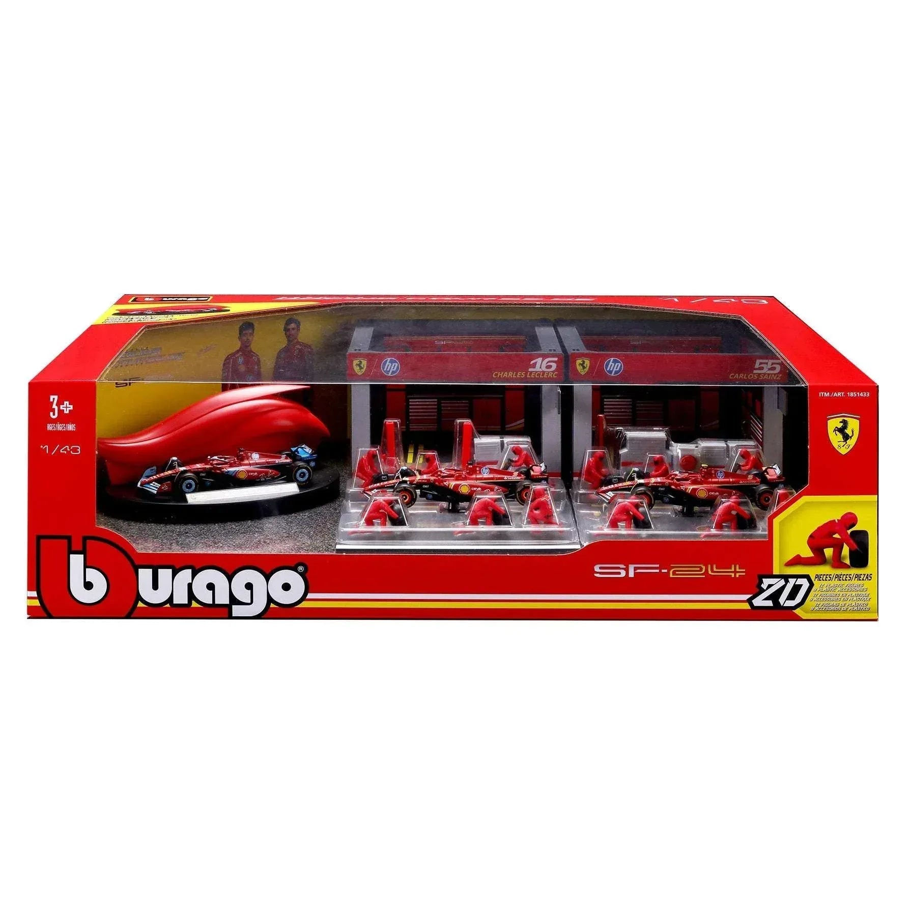 Bburago 1:43 Formula Racing Paddock Set