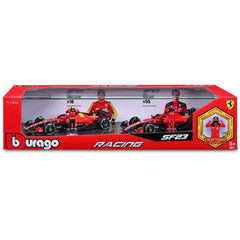 Bburago Formula One Racing 1:24 Race Cars with Driver Figures, 2 pk. - USA MEGA SHOP