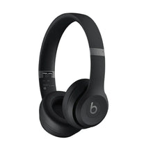 On-ear wireless headphones, matte black with padded ear cups and visible control panel