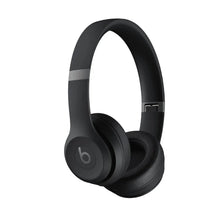 On-ear wireless headphones, matte black with metal slider and cushioned headband