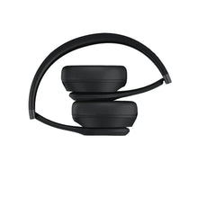 On-ear wireless headphones, matte black with padded headband and swivel arm design