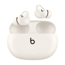White true wireless earbuds with charging case