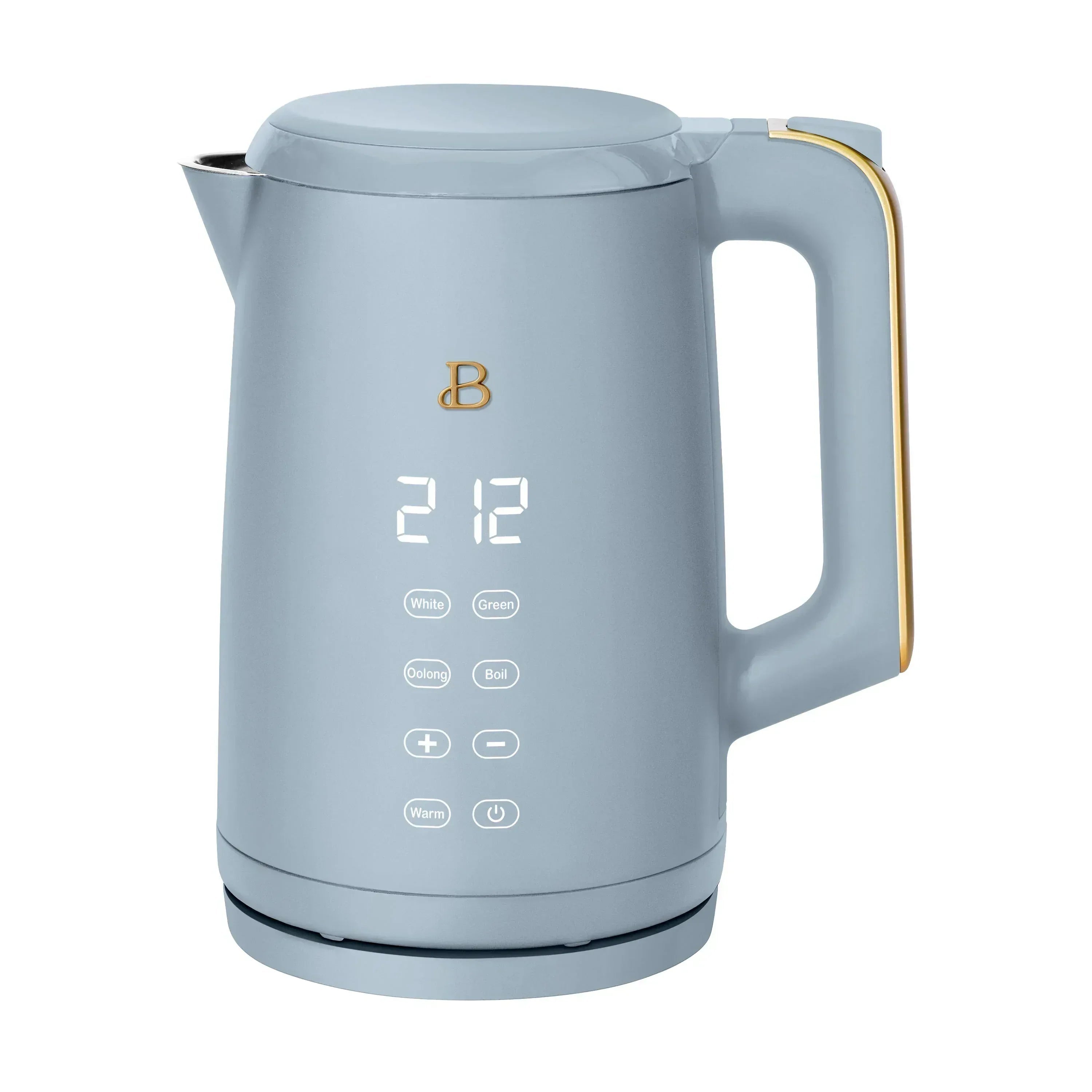 Beautiful 1.7-Liter Electric Kettle 1500 W with One-Touch Activation, sesame black by Drew Barrymore