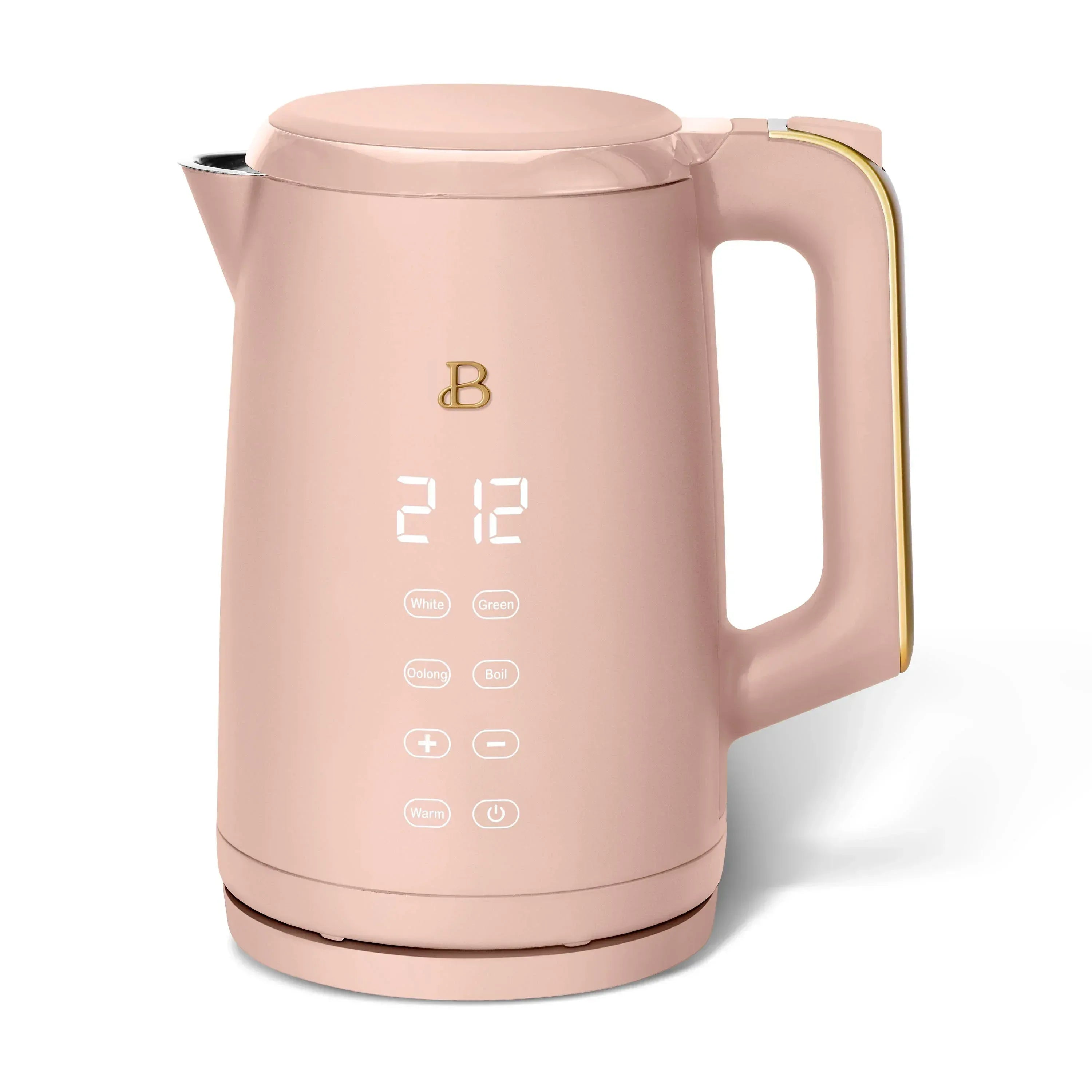 Beautiful 1.7-Liter Electric Kettle 1500 W with One-Touch Activation, sesame black by Drew Barrymore