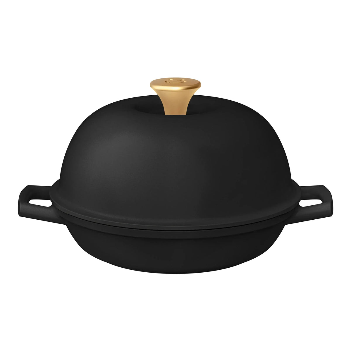 Beautiful Enameled Cast Iron Bread Oven, 10 inch, Round, Black Sesame by Drew Barrymore