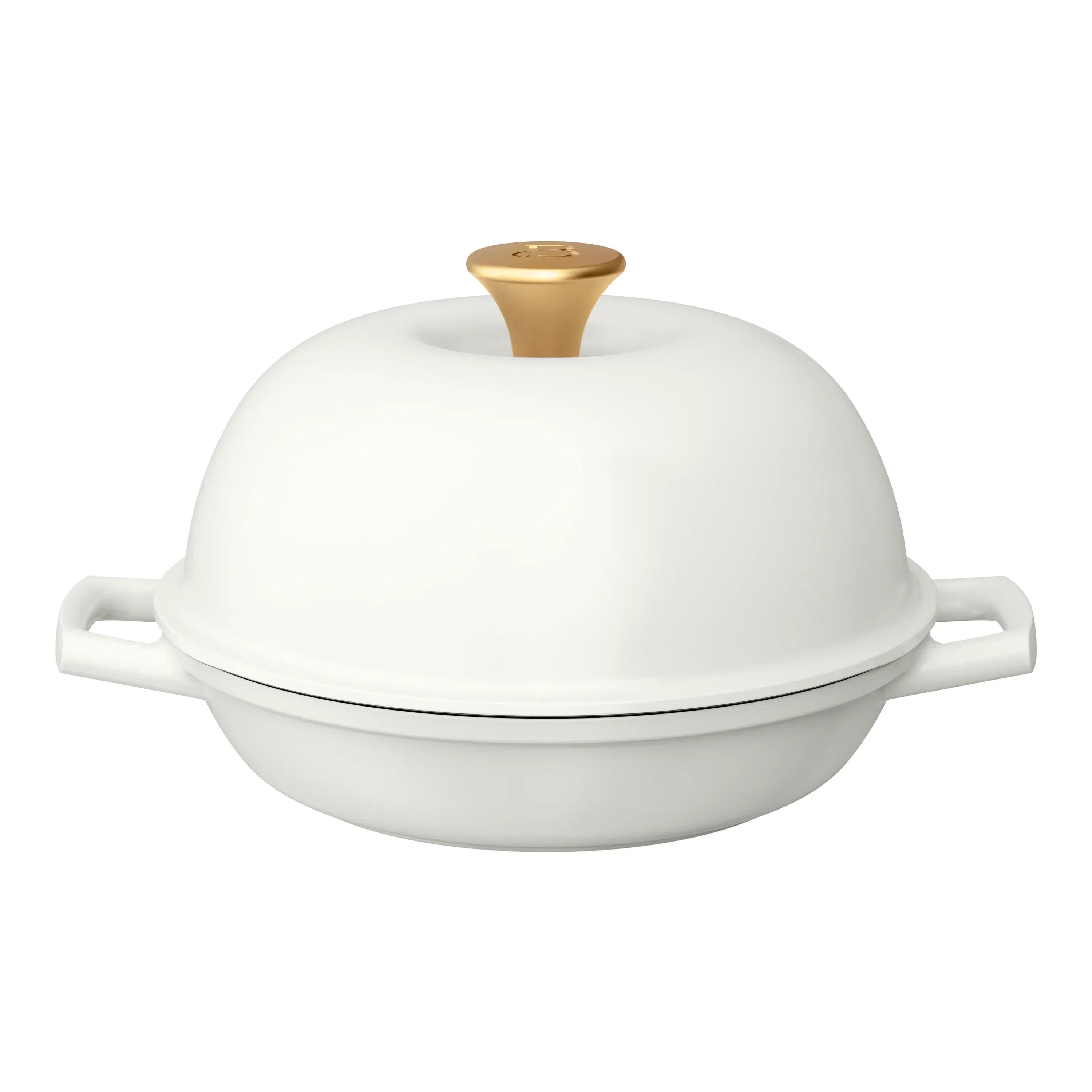 Beautiful Enameled Cast Iron Bread Oven, 10 inch, Round, Black Sesame by Drew Barrymore