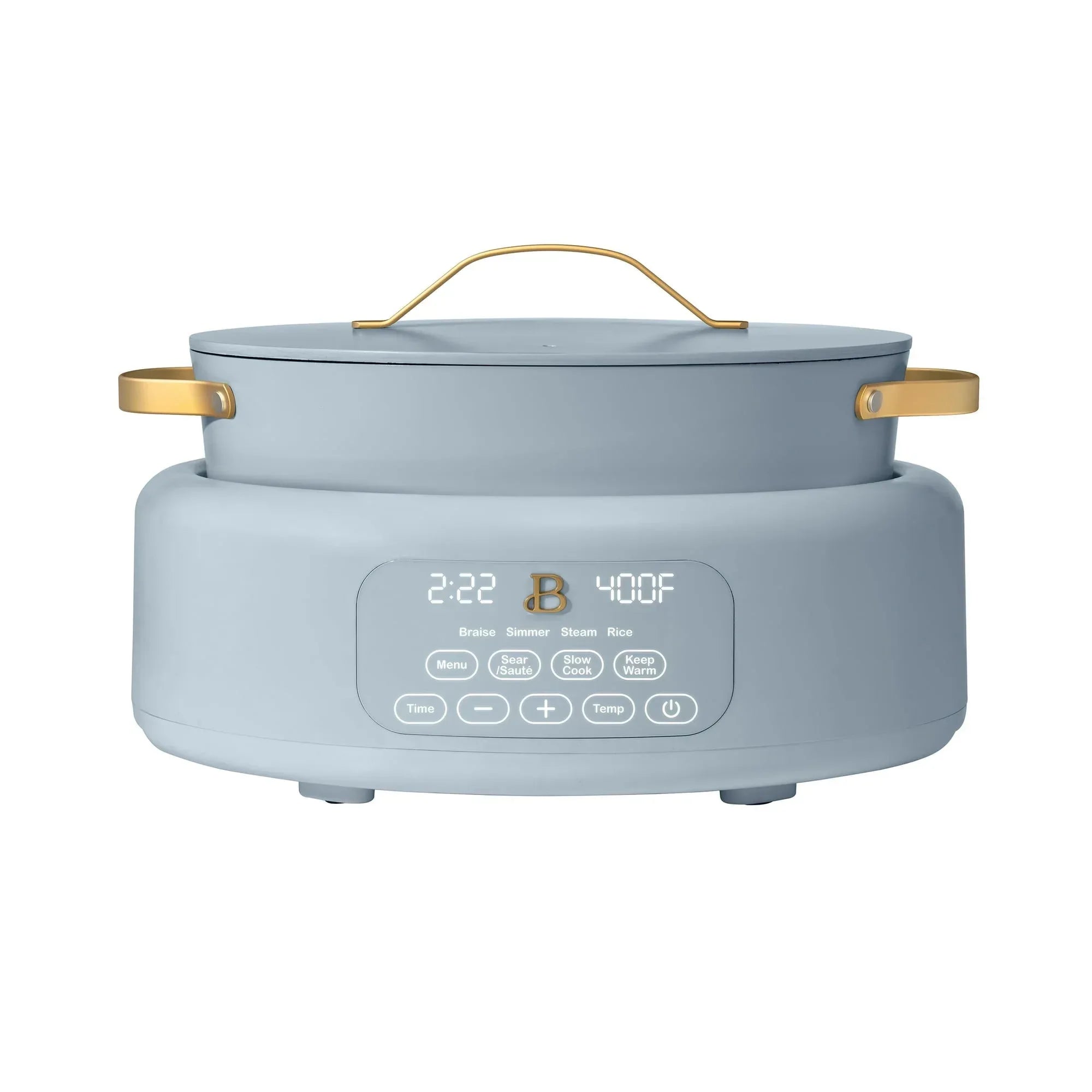 Beautiful 10-in-1 , 6 Qt Electric Multi-Cooker, Tomato Red by Drew Barrymore - USA MEGA SHOP