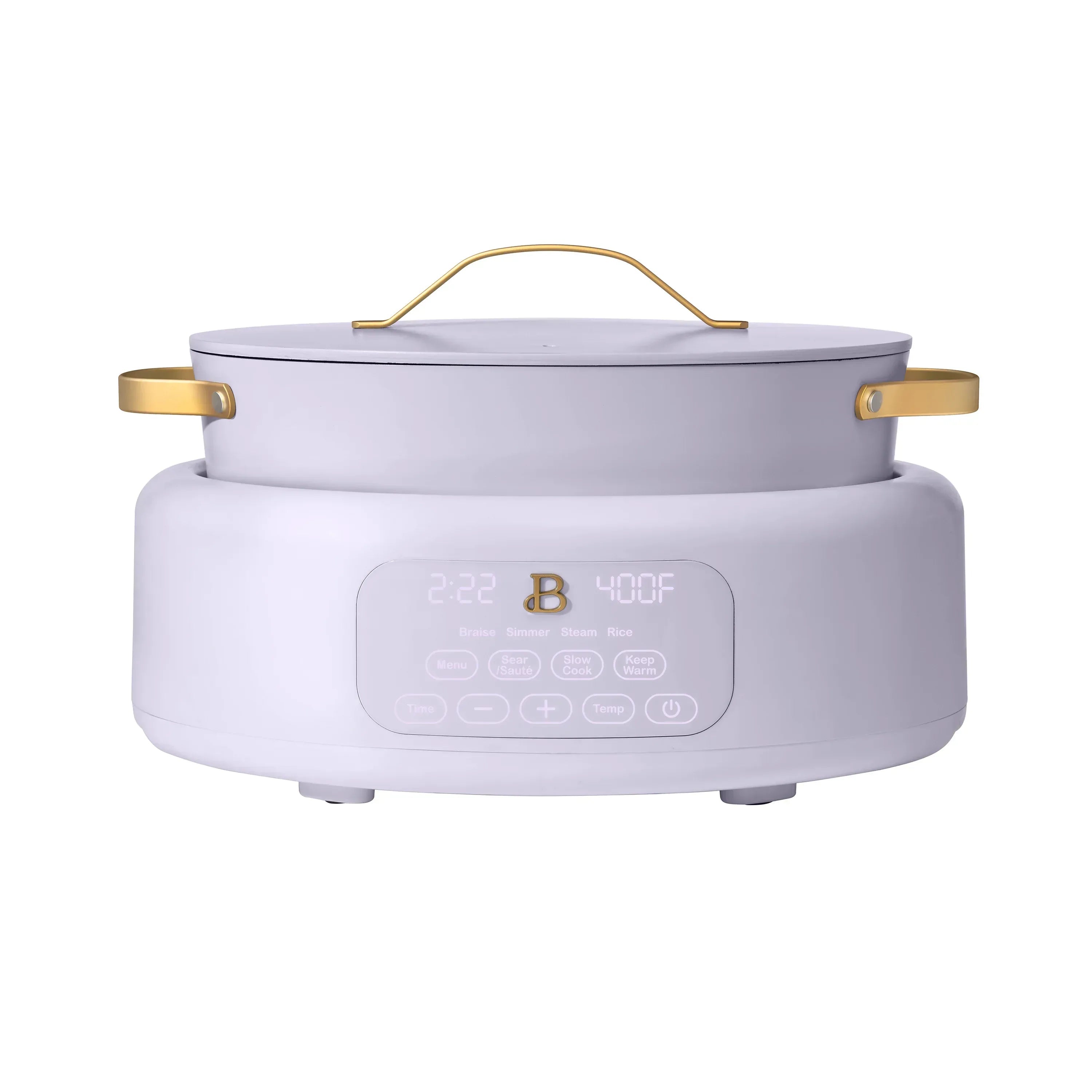 Beautiful 10 in 1, 6 Qt Electric Multi-Cooker, Black Sesame by Drew Barrymore
