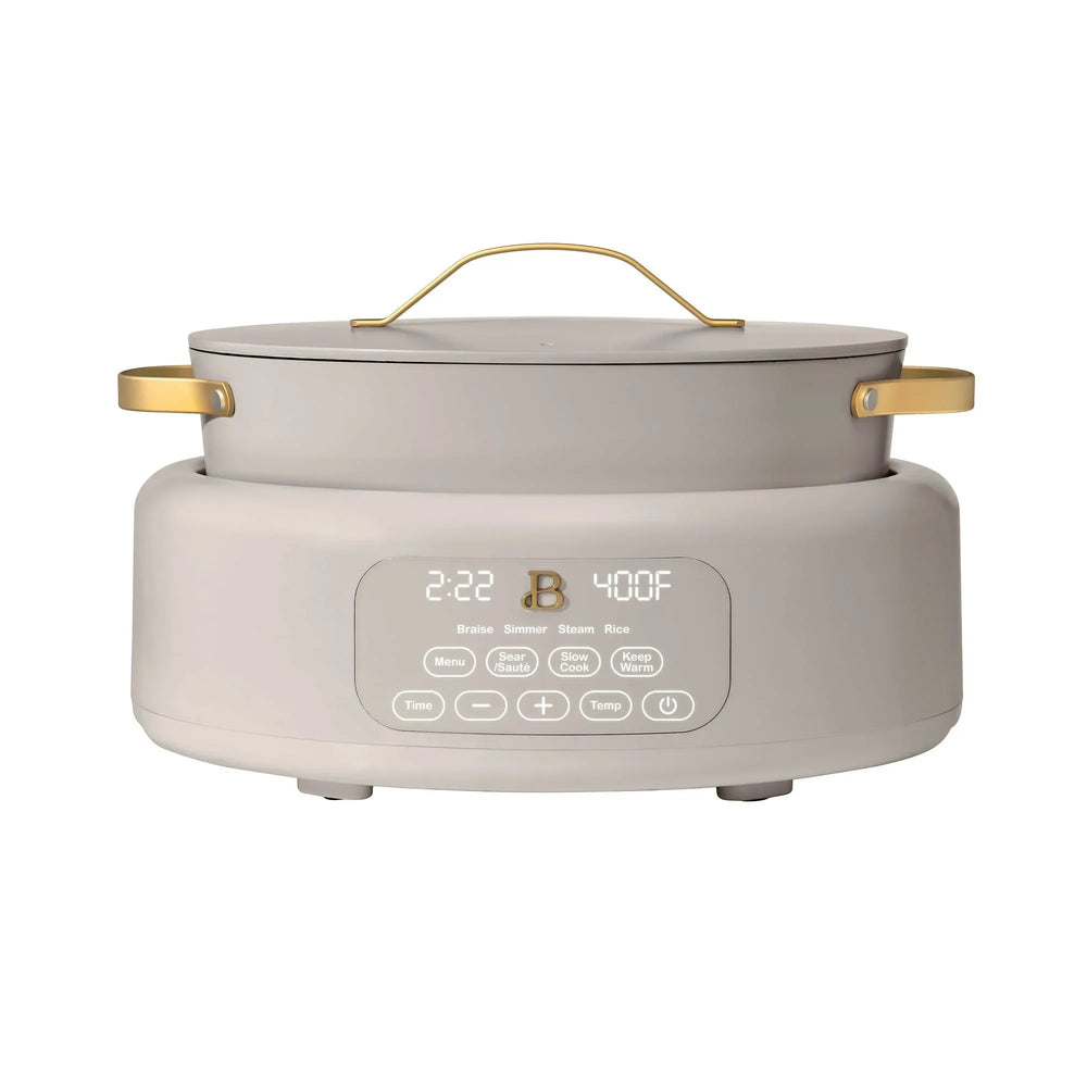 Beautiful 10-in-1 , 6 Qt Electric Multi-Cooker, Tomato Red by Drew Barrymore - USA MEGA SHOP