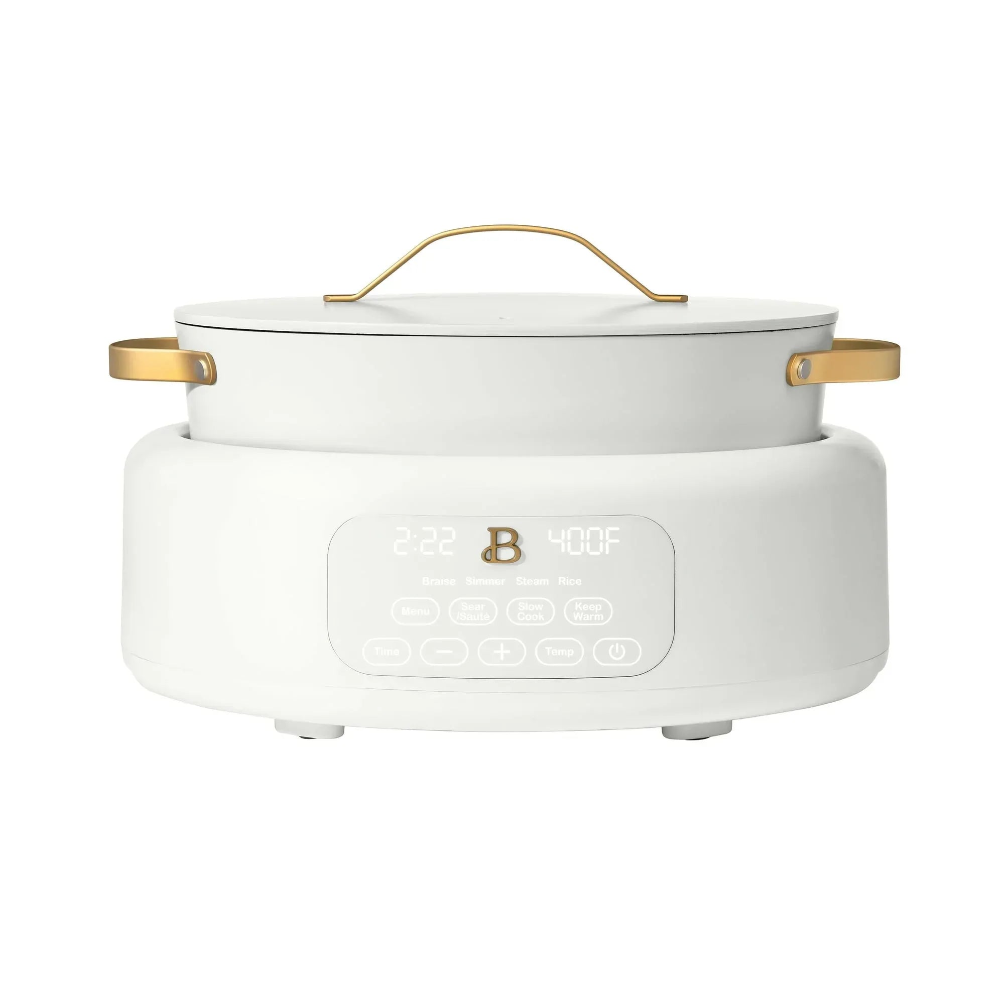 Beautiful 10-in-1 , 6 Qt Electric Multi-Cooker, Tomato Red by Drew Barrymore - USA MEGA SHOP