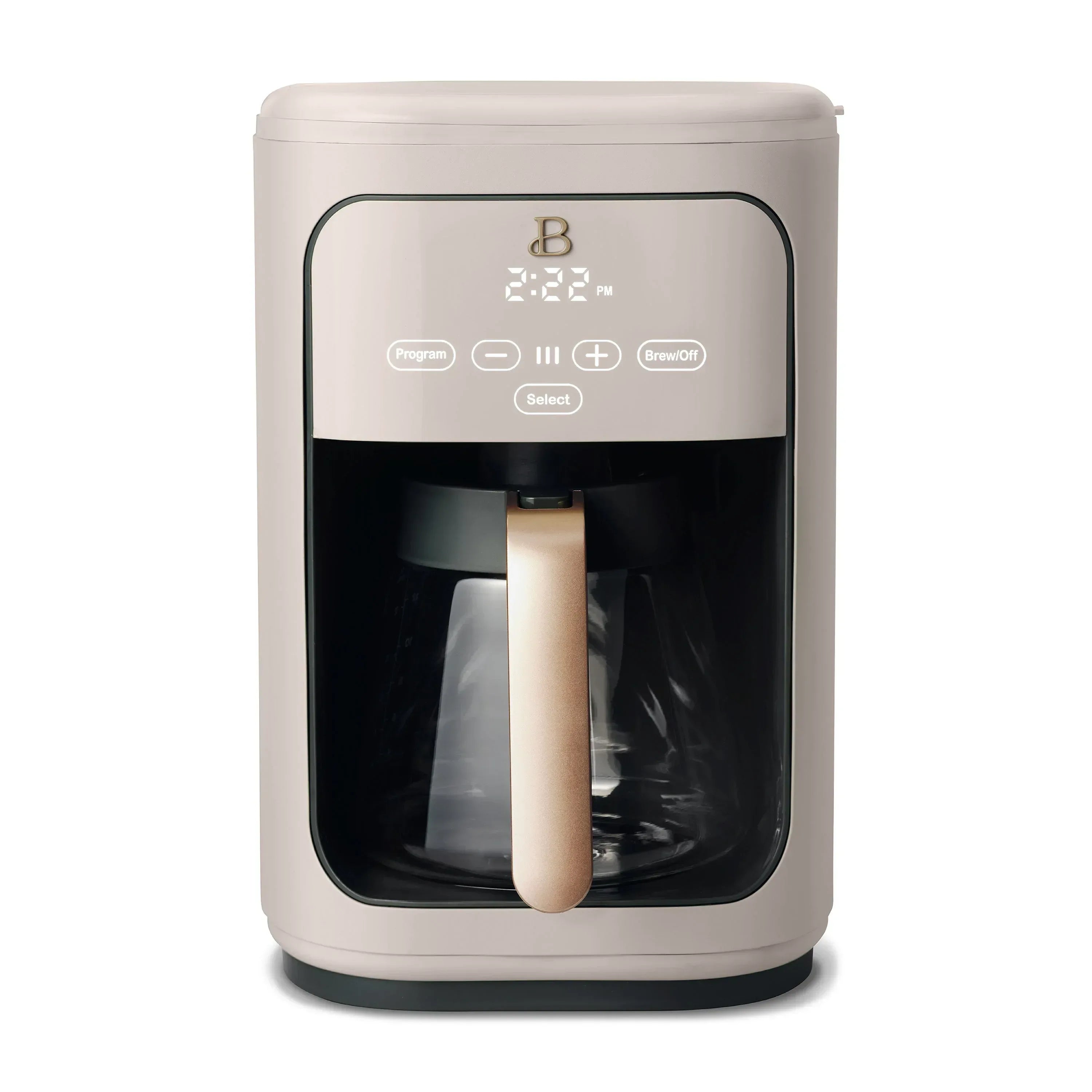 Beautiful 14-Cup Programmable Drip Coffee Maker with Touch-Activated Display, Black Sesame by Drew Barrymore - USA MEGA SHOP