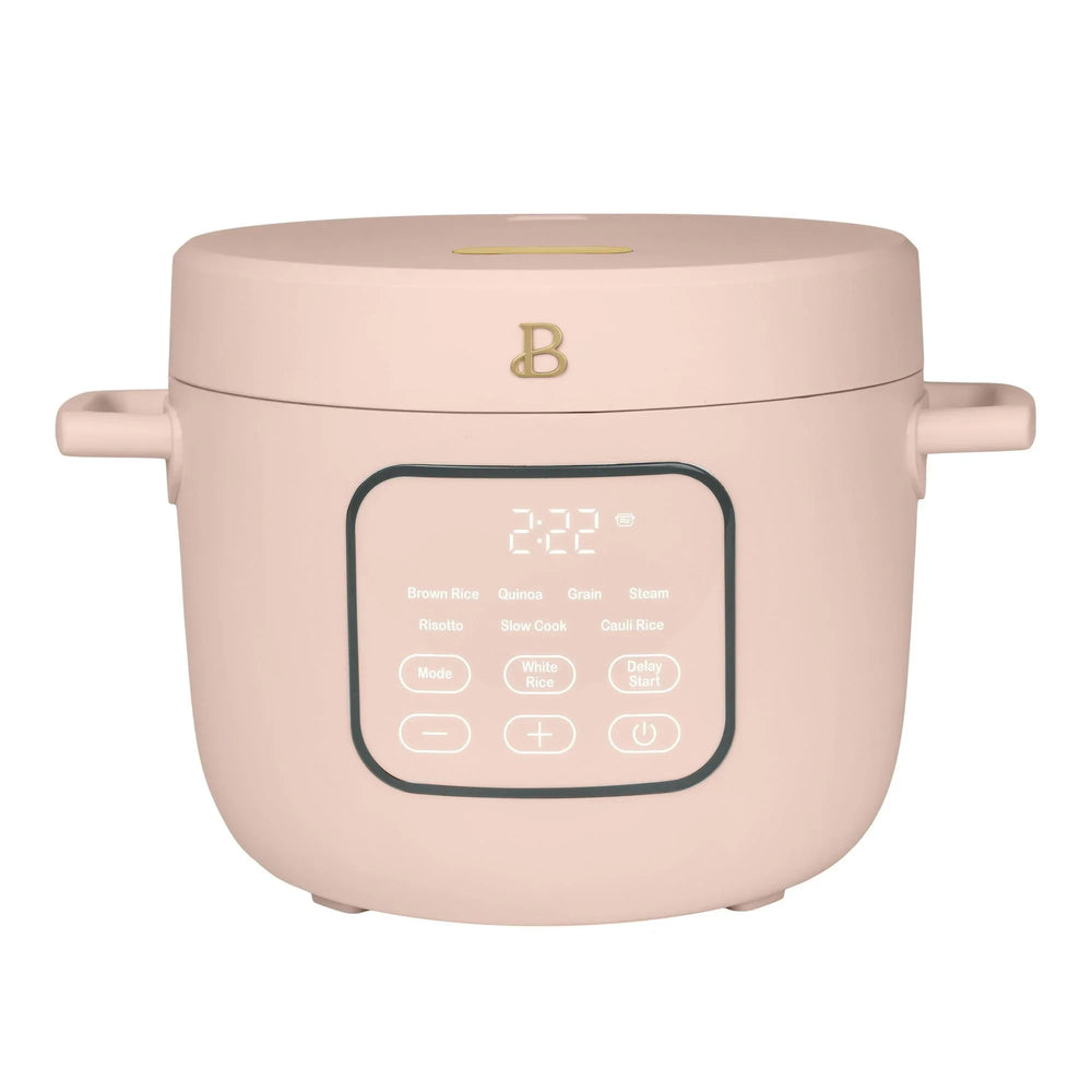 Beautiful 14-Cup Cooked, 6-Cups Uncooked Electric Rice and Grain Cooker, EverGoodâ„¢ Ceramic Nonstick Coating, Lavender by Drew Barrymore - USA MEGA SHOP