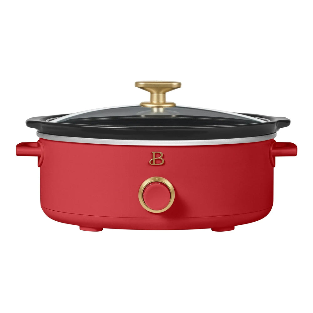 Beautiful 2.5 Qt Dip and Serve Manual Slow Cooker, Cornflower Blue by Drew Barrymore - USA MEGA SHOP