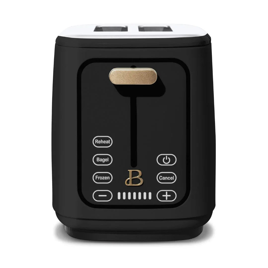 Beautiful 2 Slice Toaster with Touch-Activated Display, Black Sesame by Drew Barrymore - USA MEGA SHOP