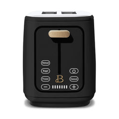 Beautiful 2 Slice Toaster with Touch-Activated Display, Black Sesame by Drew Barrymore - USA MEGA SHOP