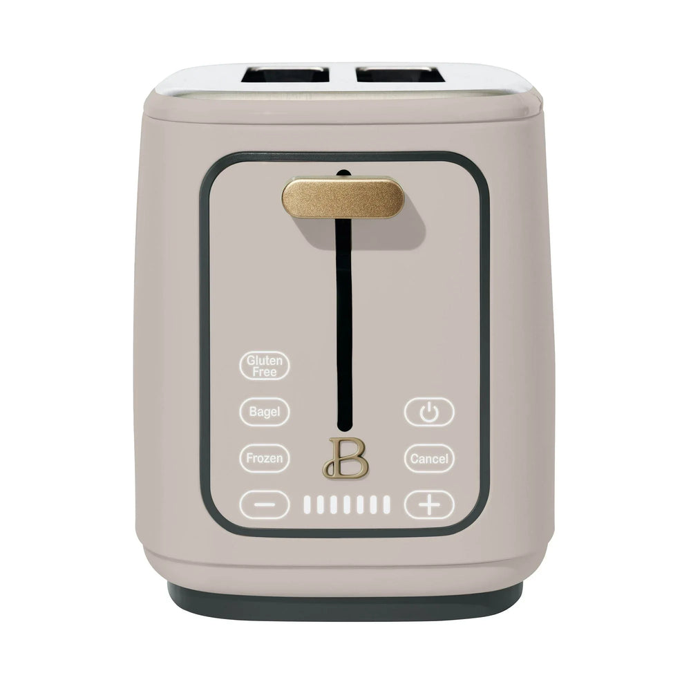 Beautiful 2 Slice Toaster with Touch-Activated Display, Black Sesame by Drew Barrymore - USA MEGA SHOP