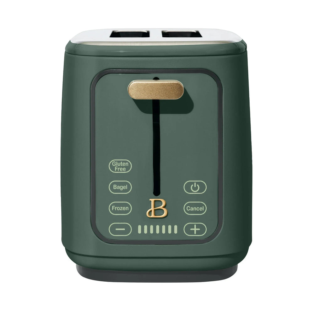 Beautiful 2 Slice Toaster with Touch-Activated Display, Black Sesame by Drew Barrymore - USA MEGA SHOP