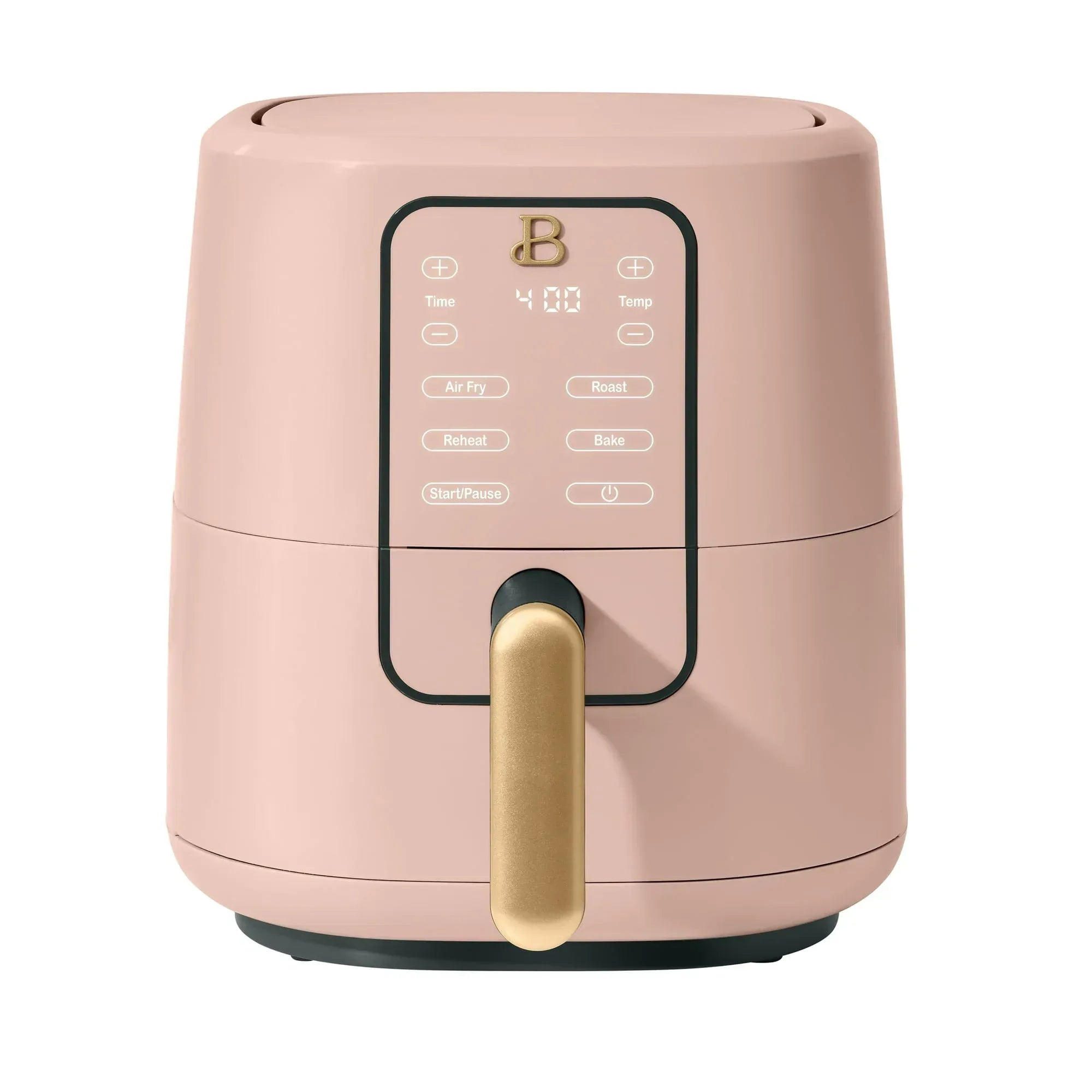 Beautiful 3 Qt Air Fryer with TurboCrisp Technology, EverGood Ceramic Nonstick Coating, Thyme Green by Drew Barrymore