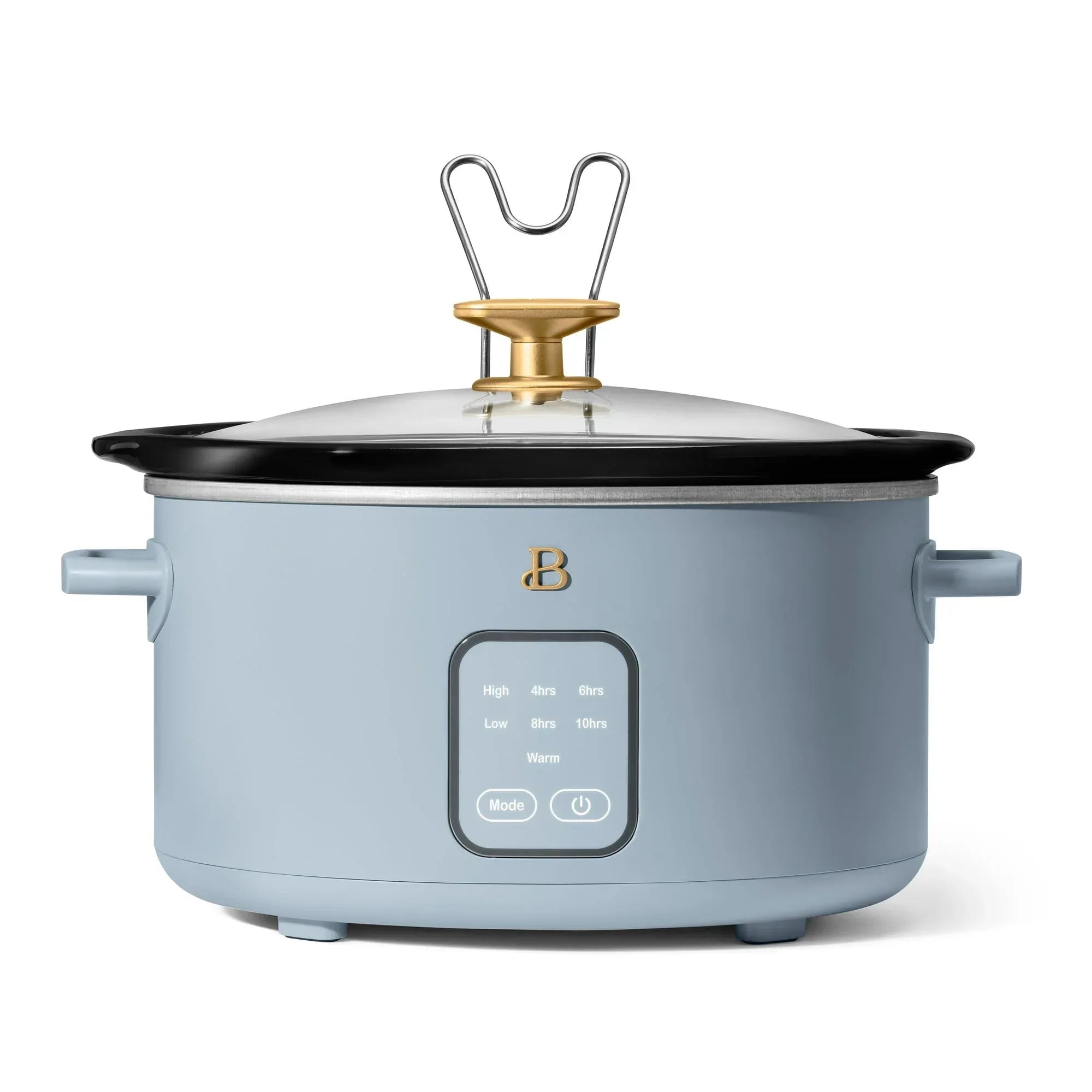 Beautiful 4Qt Slow Cooker with Touch-Activated Display, White Icing by Drew Barrymore - USA MEGA SHOP