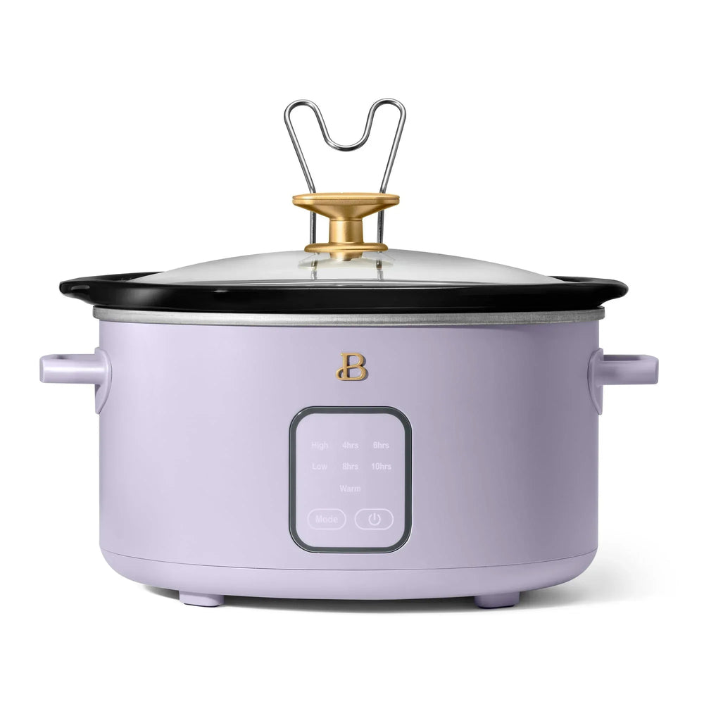Beautiful 4Qt Slow Cooker with Touch-Activated Display, White Icing by Drew Barrymore - USA MEGA SHOP