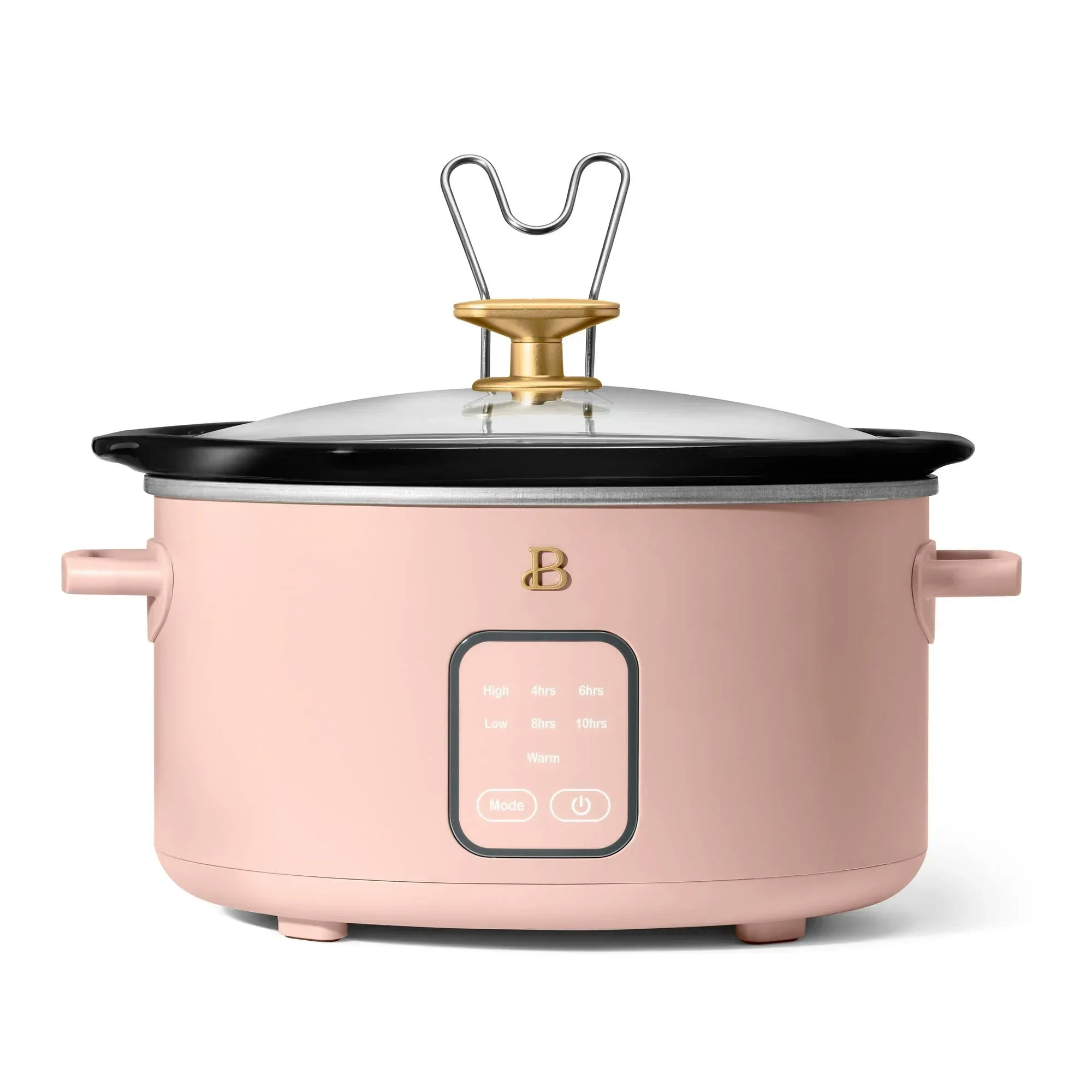 Beautiful 4Qt Slow Cooker with Touch-Activated Display, White Icing by Drew Barrymore