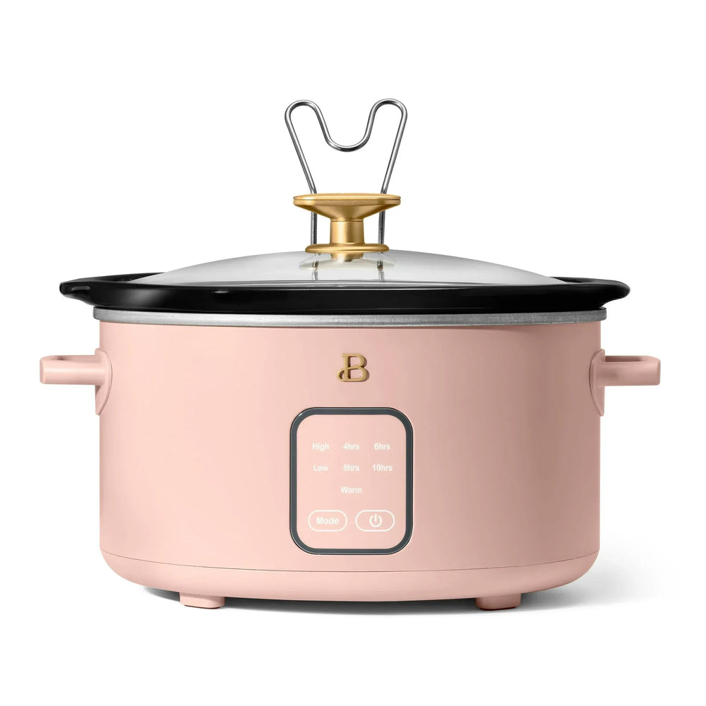 Beautiful 4Qt Slow Cooker with Touch-Activated Display, White Icing by Drew Barrymore - USA MEGA SHOP