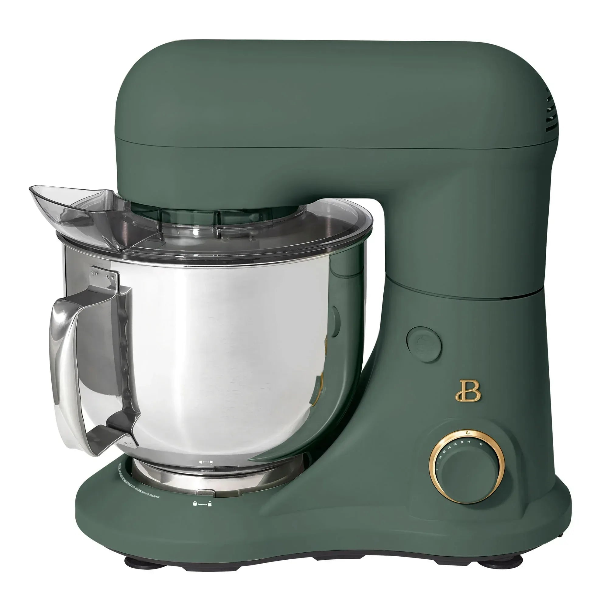 Beautiful 5.3 Qt Stand Mixer, Black Sesame with Flat Beater, Dough Hook, Balloon Whisk