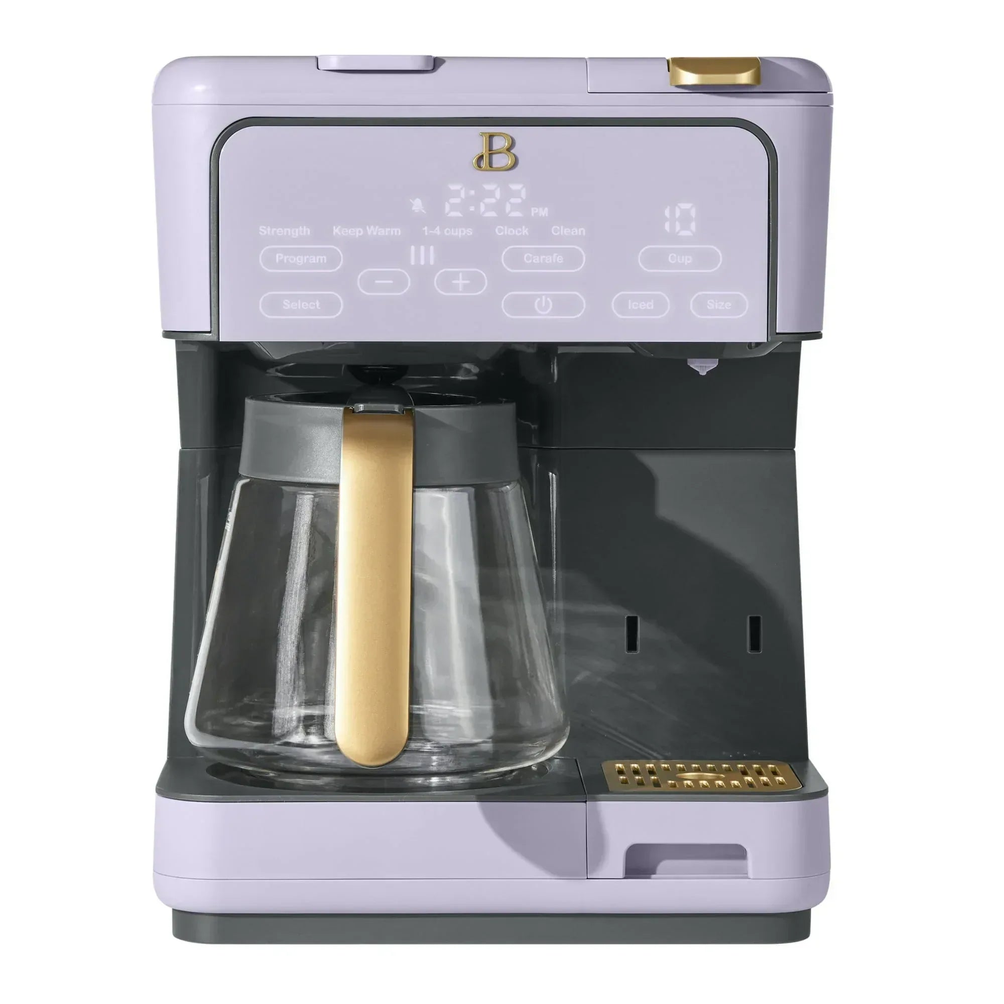 Beautiful Multi-Brew 12-Cup Programmable Drip & Single-Serve Coffee Maker, White Icing by Drew Barrymore