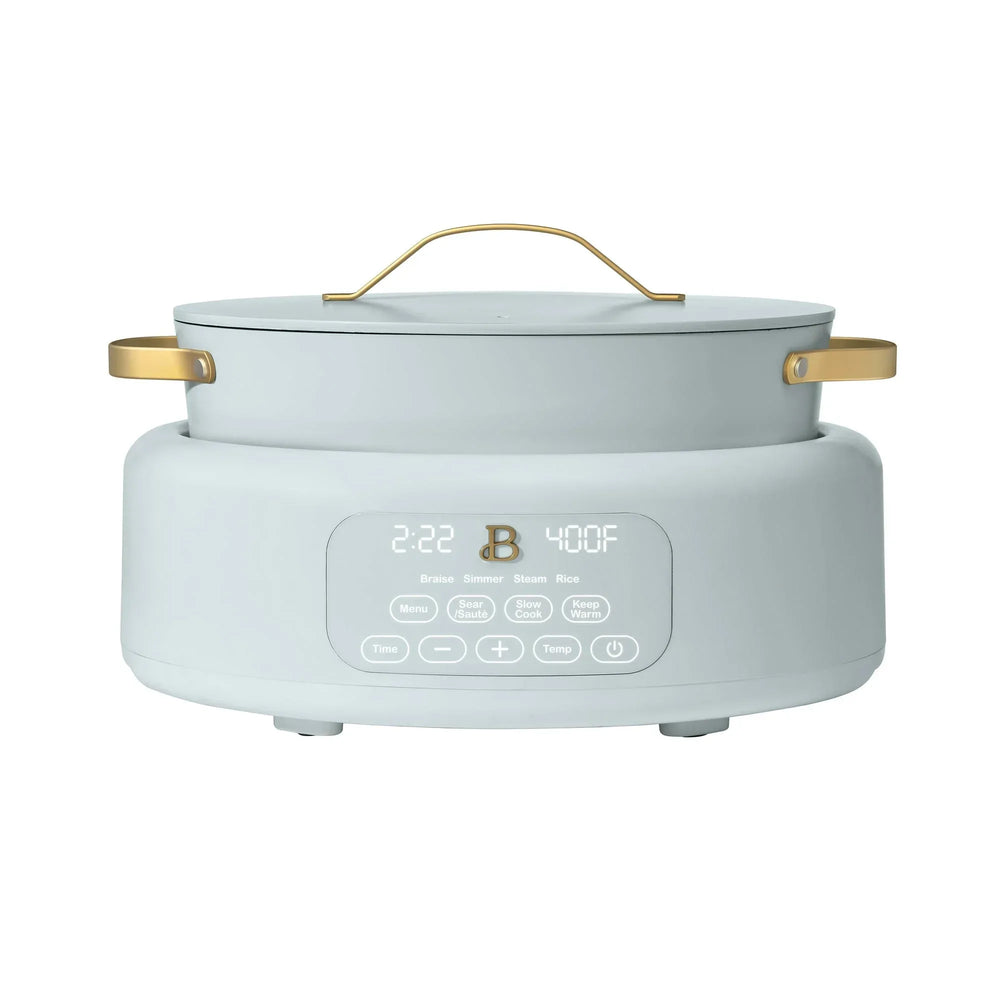 Beautiful 10-in-1 , 6 Qt Electric Multi-Cooker, Tomato Red by Drew Barrymore - USA MEGA SHOP