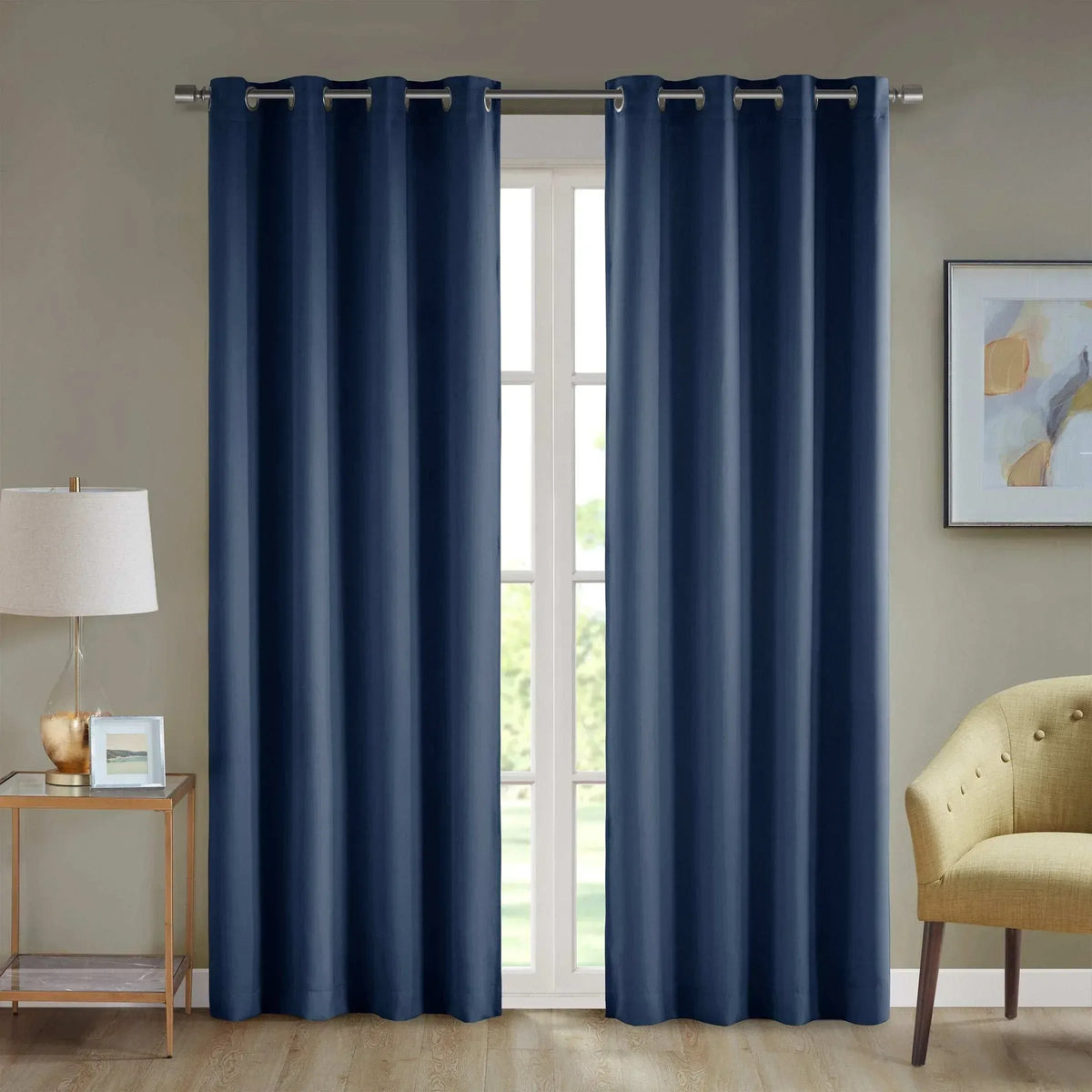Beautyrest Black Magnetic Closure Window Panel Pair