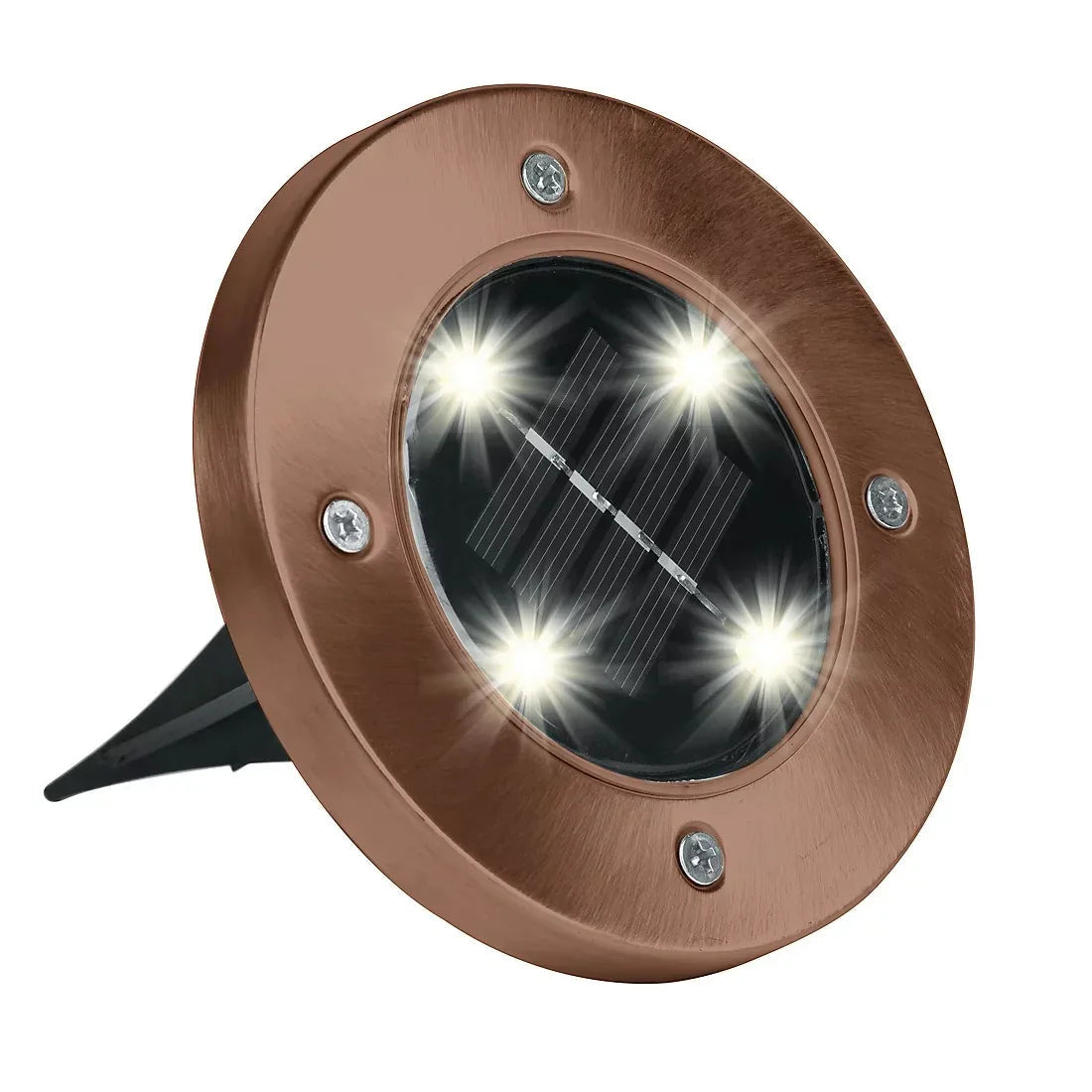 Bell + Howell Solar Disk Lights Bronze, 8 pk.