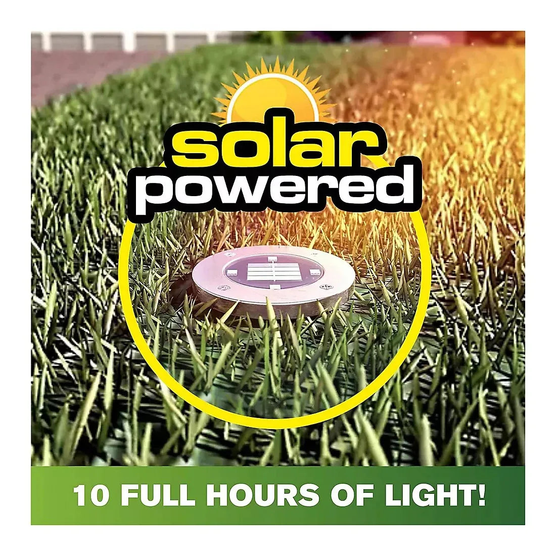 Bell + Howell Solar Disk Lights Bronze, 8 pk.