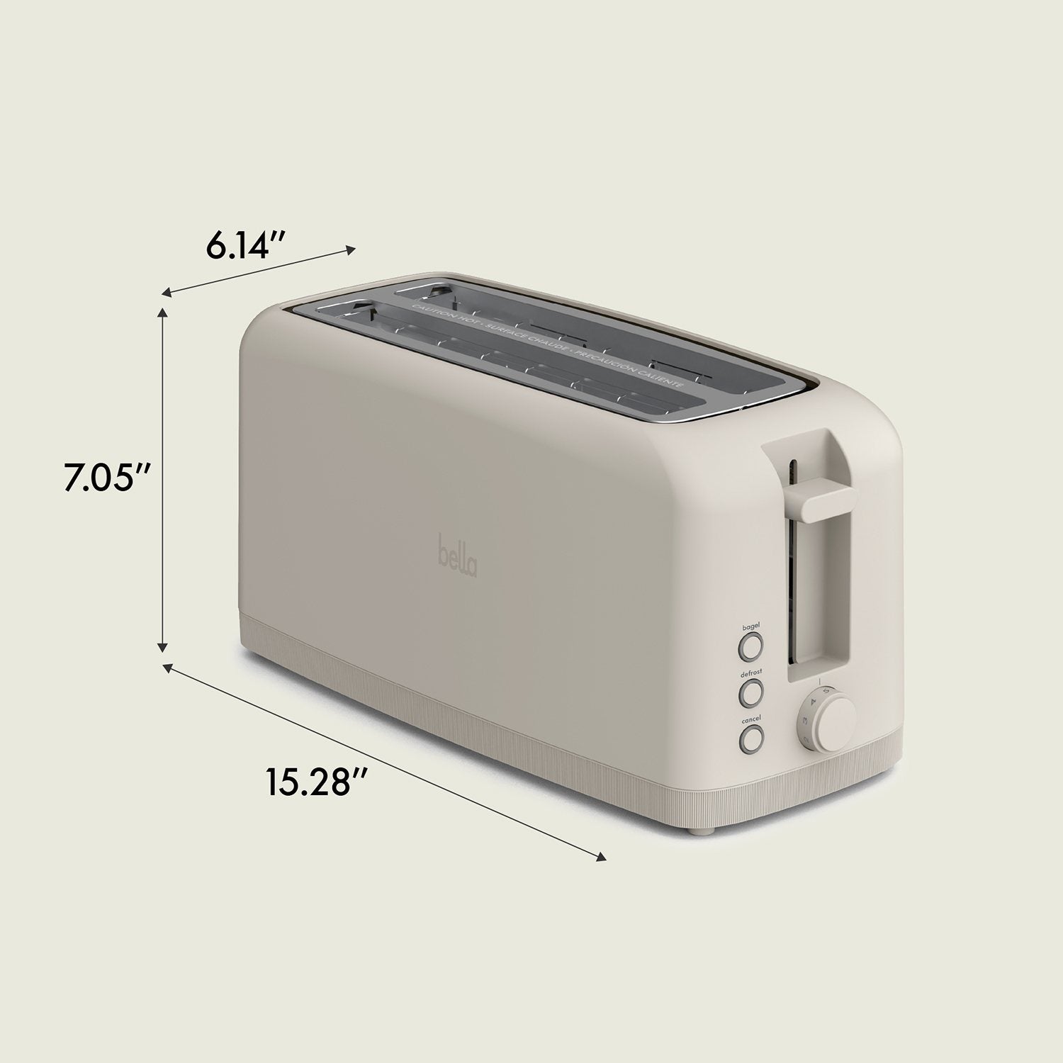 Bella 4-Slice Slim Toaster