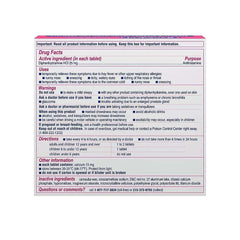 Benadryl Ultratab Antihistamine Allergy Medicine Tablets, 3 Pack, 48 Count Each