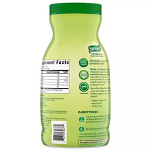 Benefiber prebiotic fiber supplement bottle back label with Supplement Facts