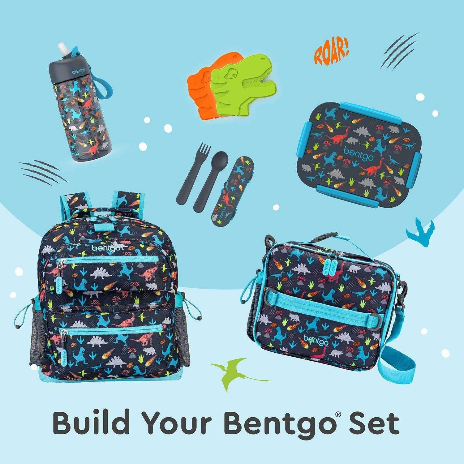 Bentgo 2-Piece Kids Snap & Go Lunch Set: Leak-Proof Lunch Box & Deluxe Insulated Lunch Bag - USA MEGA SHOP