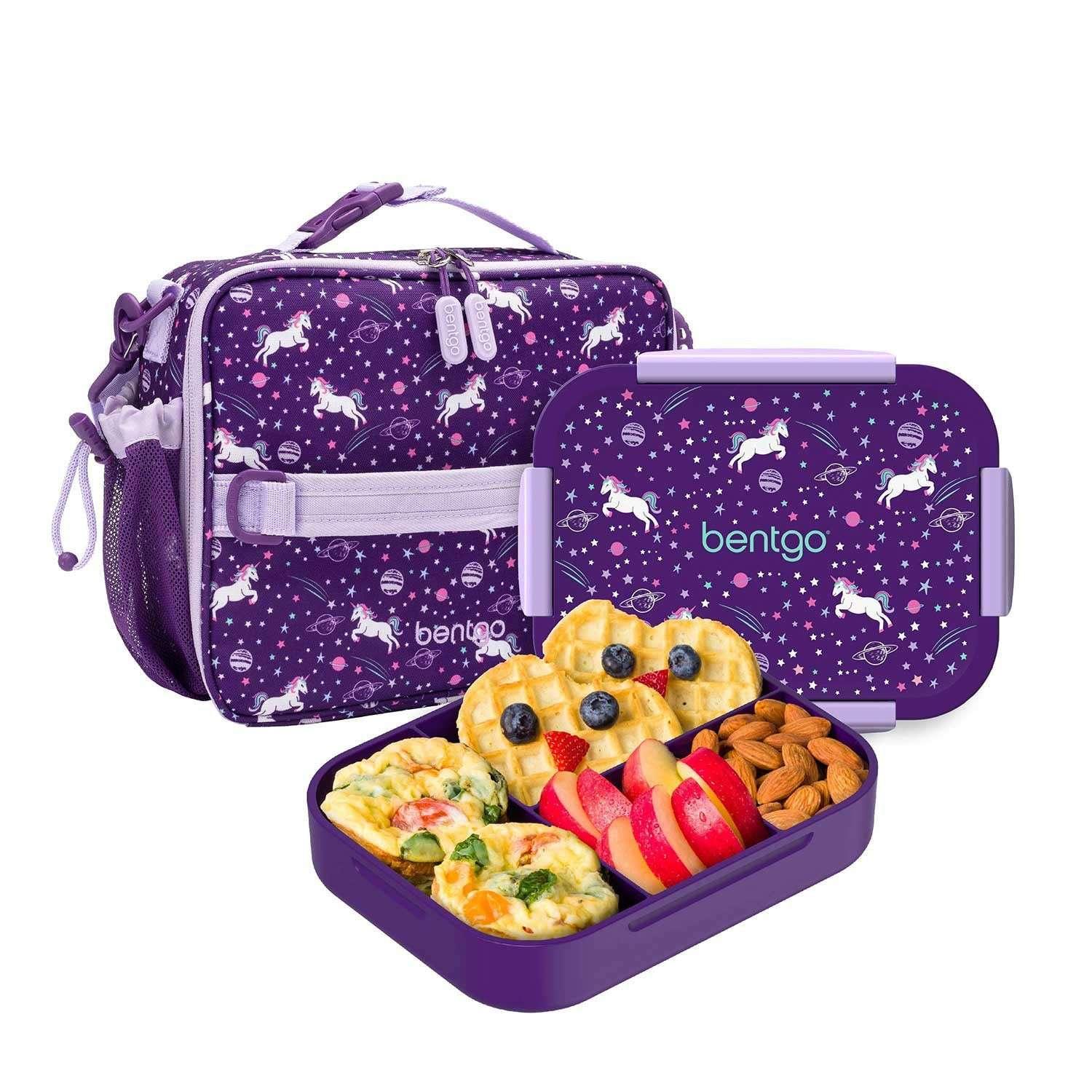 Bentgo 2-Piece Kids Snap & Go Lunch Set: Leak-Proof Lunch Box & Deluxe Insulated Lunch Bag - USA MEGA SHOP
