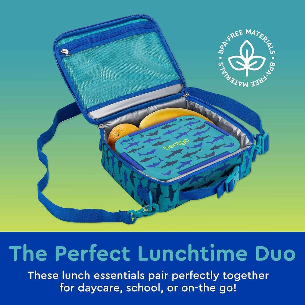 Bentgo 2-Piece Kids Snap & Go Lunch Set: Leak-Proof Lunch Box & Deluxe Insulated Lunch Bag - USA MEGA SHOP