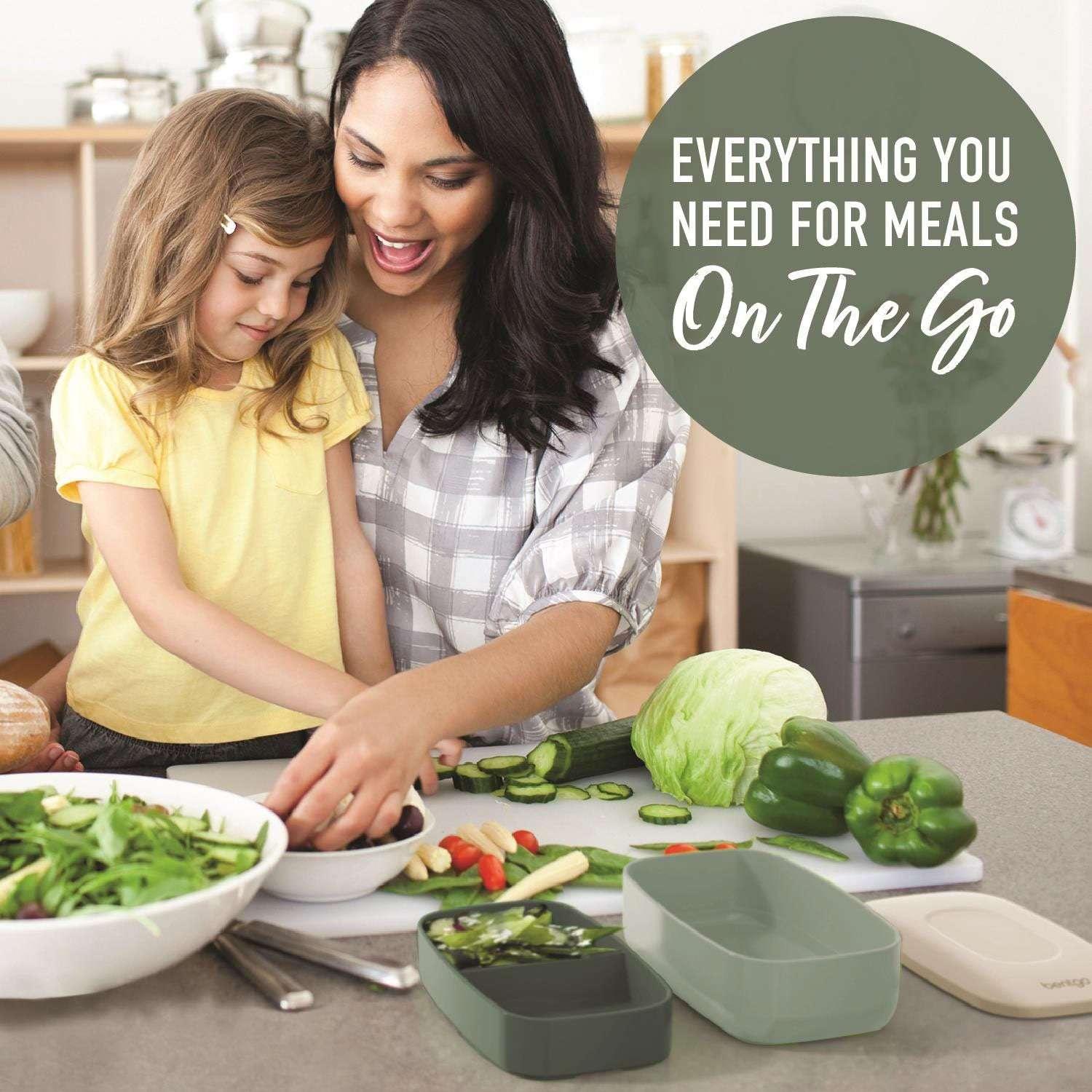 Bentgo 4-Piece Deluxe Set With Insulated Lunch Bag, Ice Packs & Bento Classic - USA MEGA SHOP