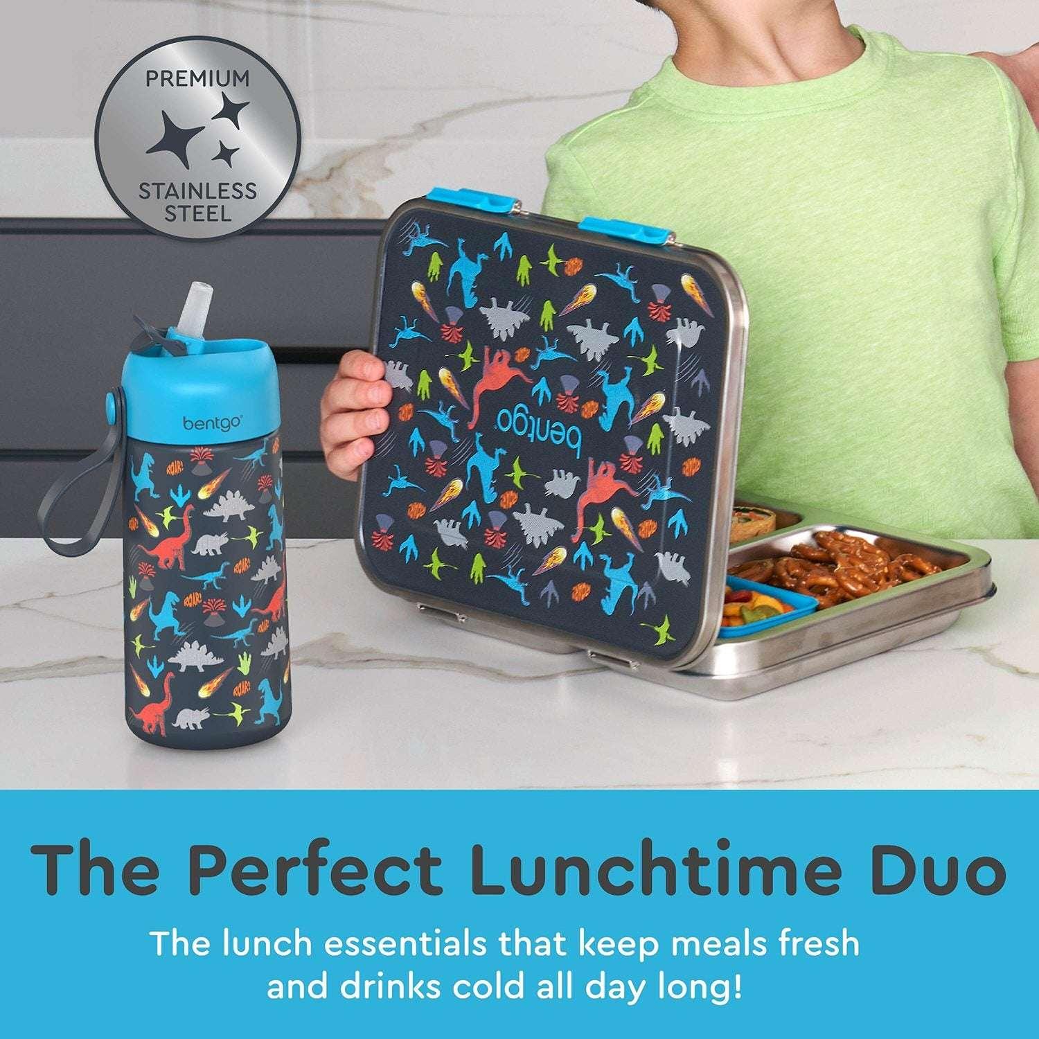 Bentgo Kids 2-Pack Stainless Steel Lunch Box & Water Bottle Set - USA MEGA SHOP