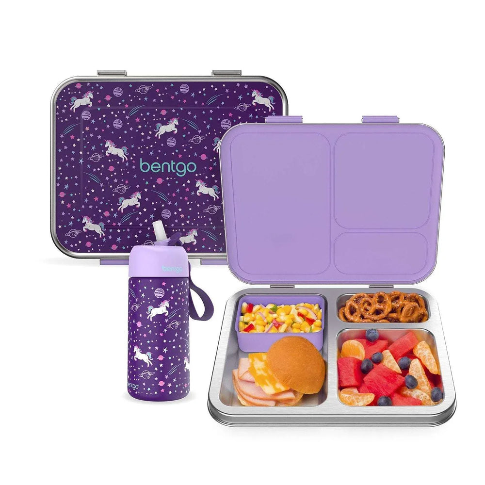 Bentgo Kids 2-Pack Stainless Steel Lunch Box & Water Bottle Set - USA MEGA SHOP