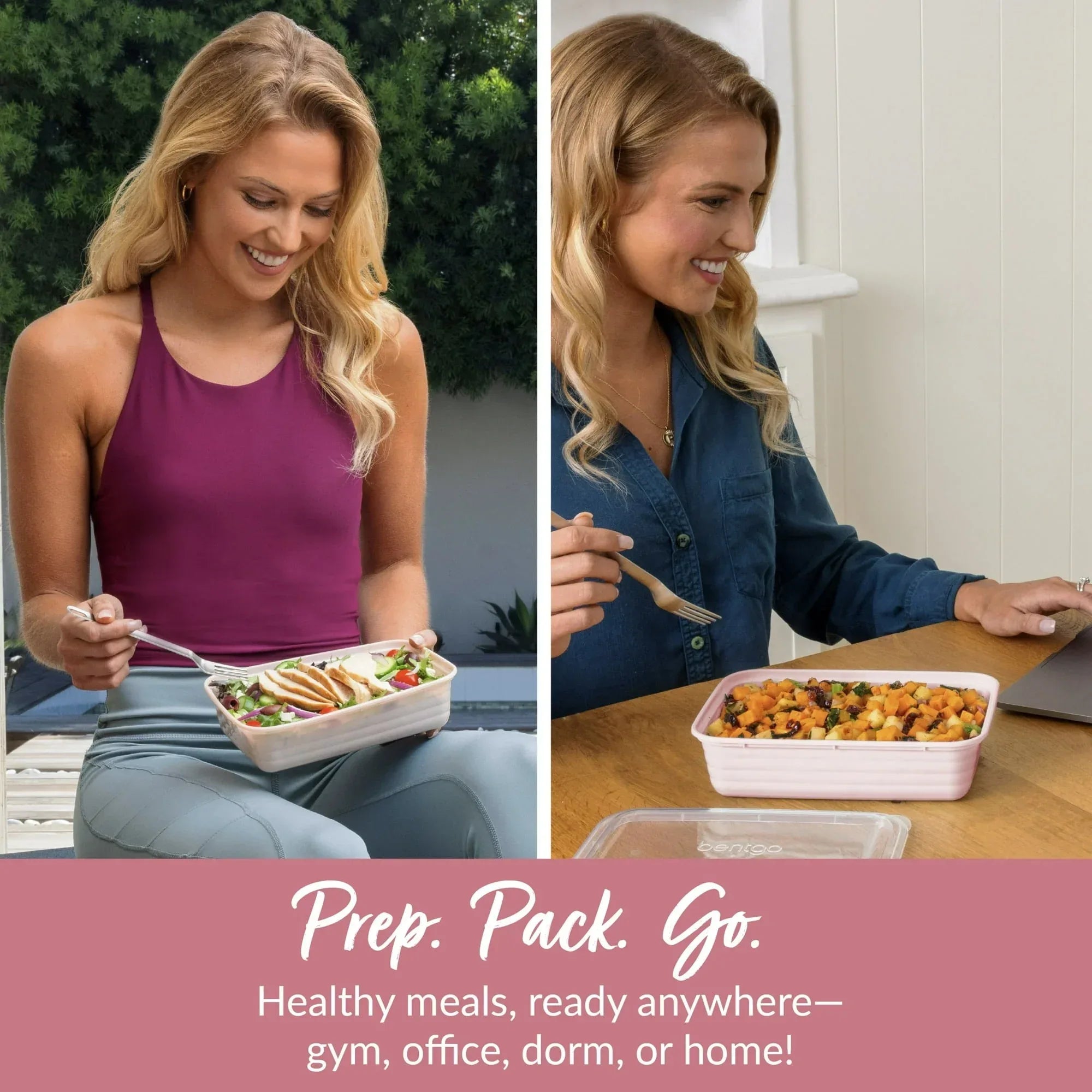 Bentgo Prep - 20-Piece 1-Compartment Reusable Meal Prep Containers with Lids, PFAS & BPA Free Materials, Durable, Microwave, Freezer, & Dishwasher Safe To Go Food Storage