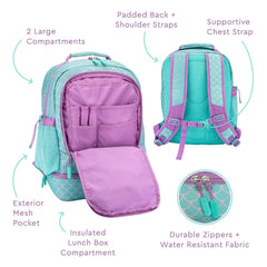 Bentgo 2-In-1 Backpack & Lunch Bag and Bentgo Kids Chill Lunch Box, Choose Color - USA MEGA SHOP