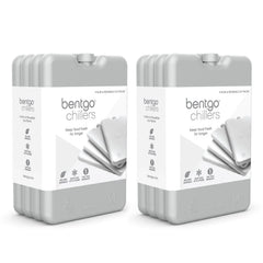 Bentgo Chillers Reusable Ice Packs, 8-Pack, Gray - USA MEGA SHOP