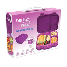 Bentgo Fresh leak-proof lunch box retail package, purple box with product front