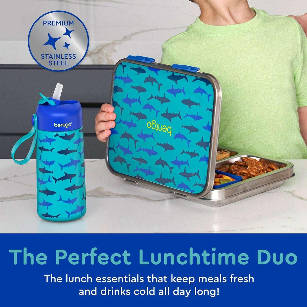 Bentgo Kids 2-Pack Stainless Steel Lunch Box & Water Bottle Set - USA MEGA SHOP