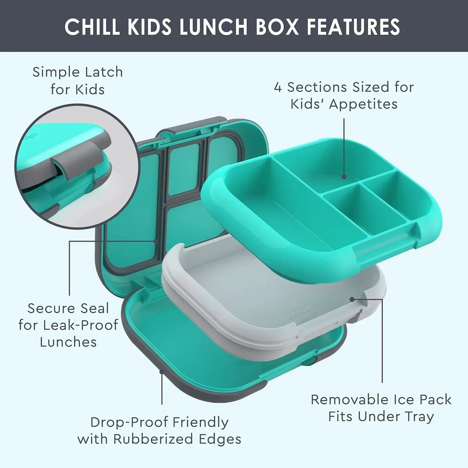 Bentgo Kids 2-in-1 Backpack & Insulated Lunch Bag & Box
