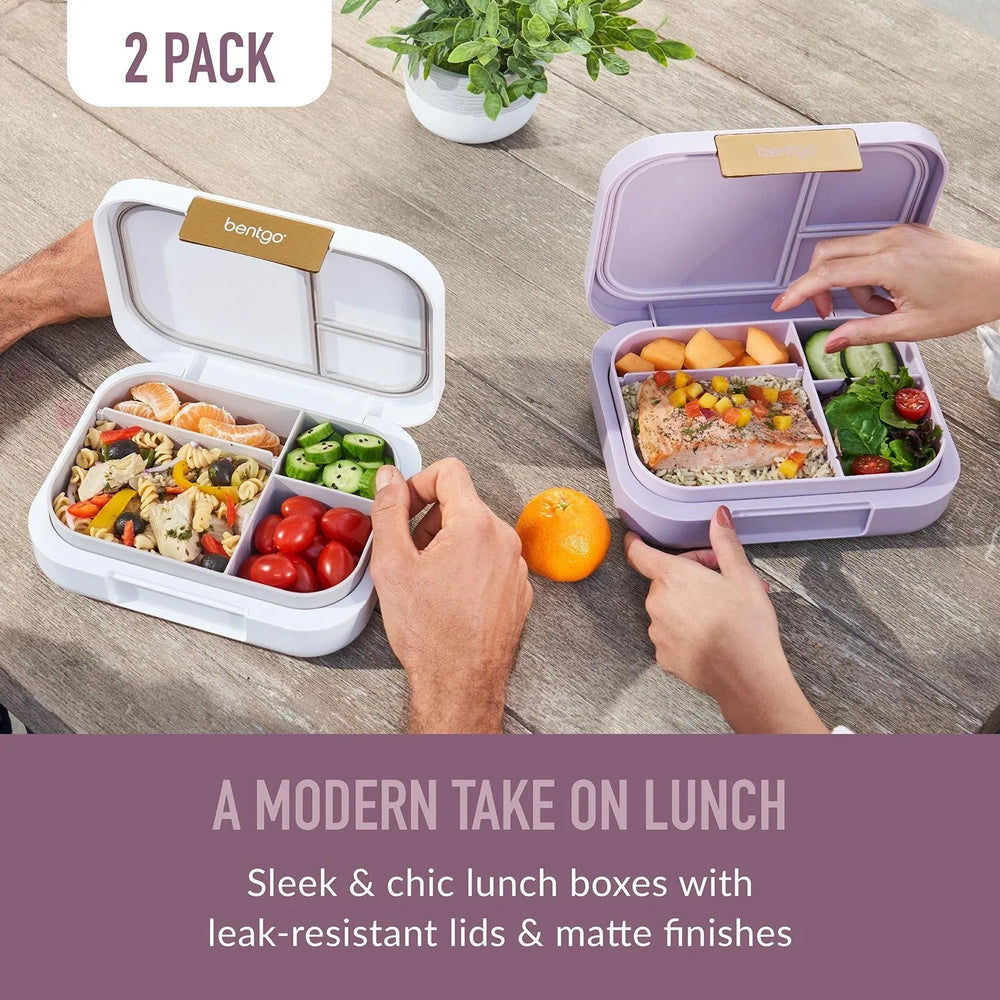 Bentgo Modern Leak-Resistant Lunch Box Set, 2 Pack - USA MEGA SHOP