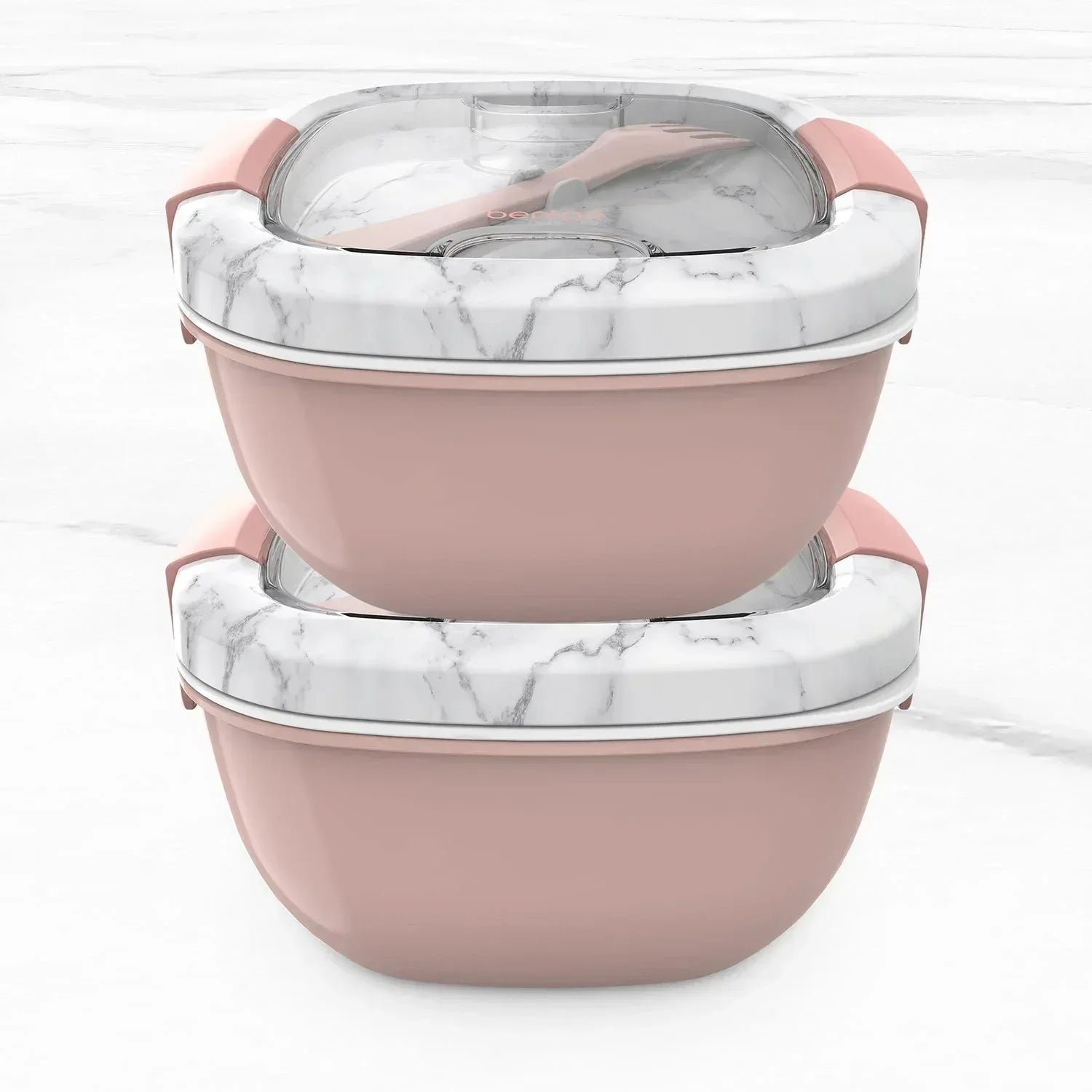 Bentgo Salad Bento Lunch Box, 2-Pack, Choose Color