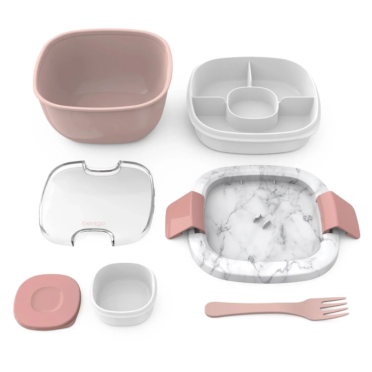 Bentgo Salad Bento Lunch Box, 2-Pack, Choose Color - USA MEGA SHOP